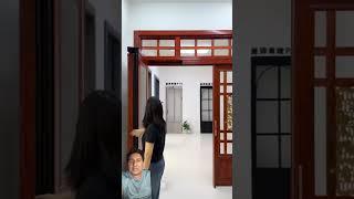 Sliding and swing door at the same time #construction #engineering #home