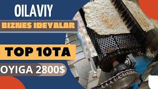 O'ZBEKISTONDA OILAVIY TOP 10TA YANGI BIZNES IDEYALAR | NEW BUSINESS MACHINES | НОВЫЕ БИЗНЕС ИДЕИ