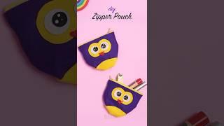 Craft your own stylish felt zipper pouch #d.i.yay #shorts