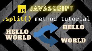 Learn the Split method in JavaScript!