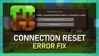 Fix Connection Reset Error in Minecraft 1.18