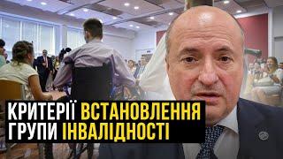 Які критерії для встановлення групи інвалідності | Адвокат Ростислав Кравець