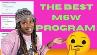 I Reviewed TOP RANKED MSW Programs So You Don't Have to|How to Choose a MSW Program