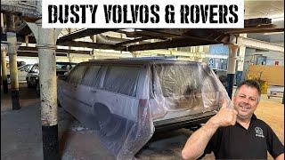 Dusty Volvos & Rovers Looking For Forever Homes  #barnfind #garagefind #unitfind #retrocar #auction