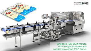 Hard and semi-hard cheese packaging machine Linepack F3M BOX-motion in Algeria