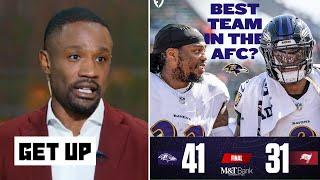 GET UP | "Lamar Jackson is the version of Peyton Manning" - Domonique Foxworth on Ravens beat Bucs