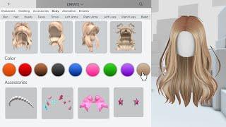 You can make HAIRS in Roblox? 