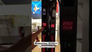 New client with a brand new WHATSMINER M30S++ out of box start up! #crypto #asicmining #bitcoin