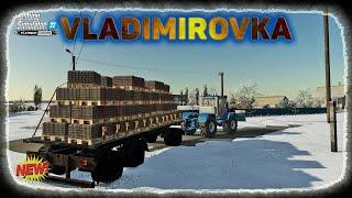 #fs22НОВЫЙ СЕРИАЛПОСЁЛОК VLADIMIROVKAНАСТОЯЩИЙ ФЕРМЕР№76