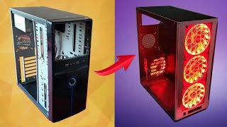 PC CASE MODDING armoRED | Моддинг кейса ПК