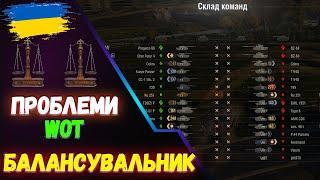 ️ПРОБЛЕМИ World of Tanks #2БАЛАНСУВАЛЬНИК #wotua