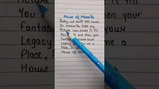 House of memories~Panic! at the disco #shorts #viral #lyrics