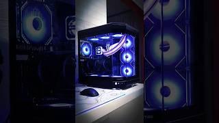 Pc gamer montado com o gabinete unreal dark da liketec e rtx3060ti aorus elite