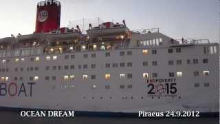 OCEAN DREAM (The Peace Boat) arrival at Piraeus Port