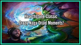 Hearthstone Crazy Naga Druid moments!