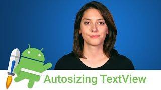 Android Jetpack: Autosizing TextView