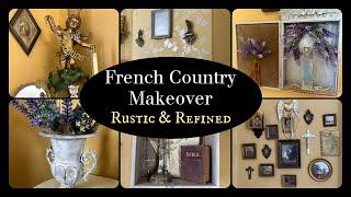 Rustic & Refined French Country Makeover  Clam & Serene #frenchcountry  #cottagecore #summer #decor