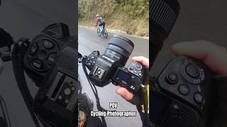 POV Cycling Rain Photographer #photography #rain #shortvideo #shorts