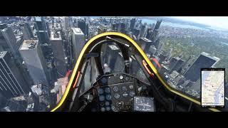 MSFS Sim Update 13 | WOW... Fluid 72 FPS High Speed Aerobatics Around New York!!