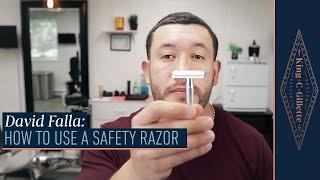 How to Use a Safety Razor (feat. David Falla) | Gillette Barber Council