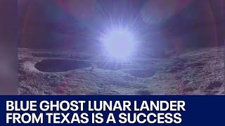 Lunar lander from Texas touches down on the moon | FOX 7 Austin