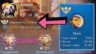 ТОП 1 МИРА МИЯ НАКАЗАЛА / MOBILE LEGENDS