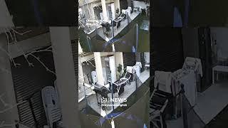 Moment Iranian missile hits house in central “Israel” early Saturday