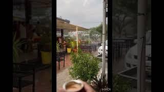 This climate and chai️..#tea #chailover #rain #kashmir