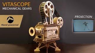 Robotime Hand Crank Vitascope ROKR LK601 DIY Film Projector (15% Discount code: yoshiny).