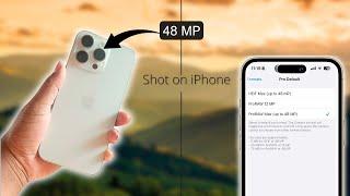 How to Enable 48MP Camera on iPhone 15 Pro/Pro Max | iPhone Camera Secrets & Settings Revealed!