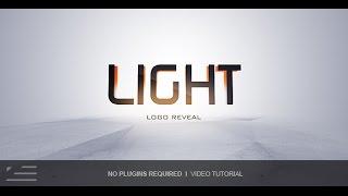 Light Logo Reveal (After Effects template)