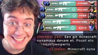 "Sen Git Minecraft Oyna Sadece!" | Valorant Eğlenceli Anlar