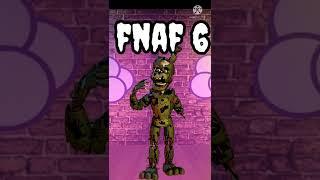 ЭВОЛЮЦИЯ СПРИНГТРАПА ФНАФ 3-9 | СПРИНГТРАП | ФНАФ #fnaf #shorts #фнаф #эволюция #tiktok