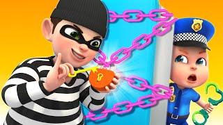 The Key - Stealing | Safety Tips | Cartoons for Kids |  More Rosoo Nursery Rhymes & Kids Songs