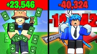 NOOB VS Pro For ROBUX (Roblox Bedwars)