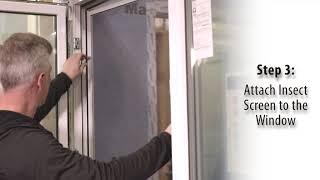 How to Install the Insect Screen on an Innotech Tilt + Turn Window   Innotech Windows + Doors