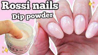 DIY Dip Powder How To! Rossi Nails Dip Powder Starter Kit Review!