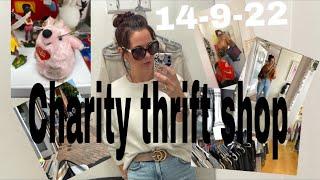 Come round the charity shops with me second hand shopping haul 14 September 2022