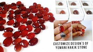 We undertake highest quality Customize Ring And Lockets Of Yemeni hakik Stone with Wholesale price