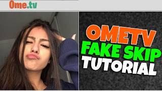 Fake Skip OmeTV Tutorial | How to Fake Skip 2024 