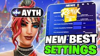 *NEW* BEST Controller Settings For Fortnite Chapter 2 REMIX! (PS4/PS5/XBOX/PC)