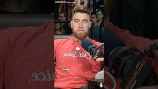 Travis Kelce says being with Taylor Swift helped find his true self#shorts #traviskelce #taylorswift