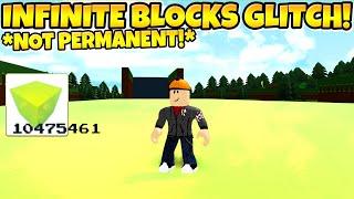 INFINITE BLOCKS GLITCH! Build a Boat