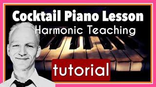 Bar Jazz Piano Lesson, easy harmonic theory