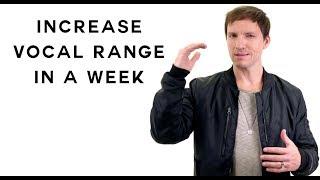 Increase Vocal Range In A Week