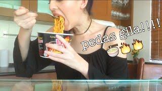 Jom Ikut Mina (30 Day Vlog Challenge) || Day 1: Spicy Noodle Challenge