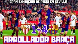 PEDRI DESLUMBRA Y EL BARCELONA DESTROZA AL SEVILLA. RAPHINHA GOLAZO, LEWANDOWSKI ¿BARÇA FAVORITO?