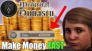 Make Money FAST in Medieval Dynasty: PS4 and Xbox One Edition (Read Description)