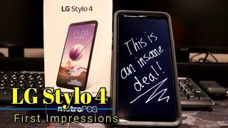 LG Stylo 4: First Impressions - Best deal in prepaid phones today!