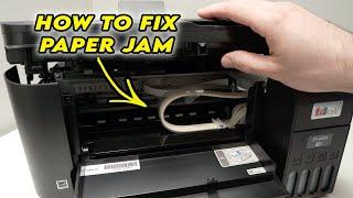 Epson EcoTank ET-2400 Printer: How to Fix Paper Jam